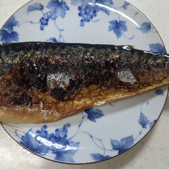 フライパンで焼き鯖